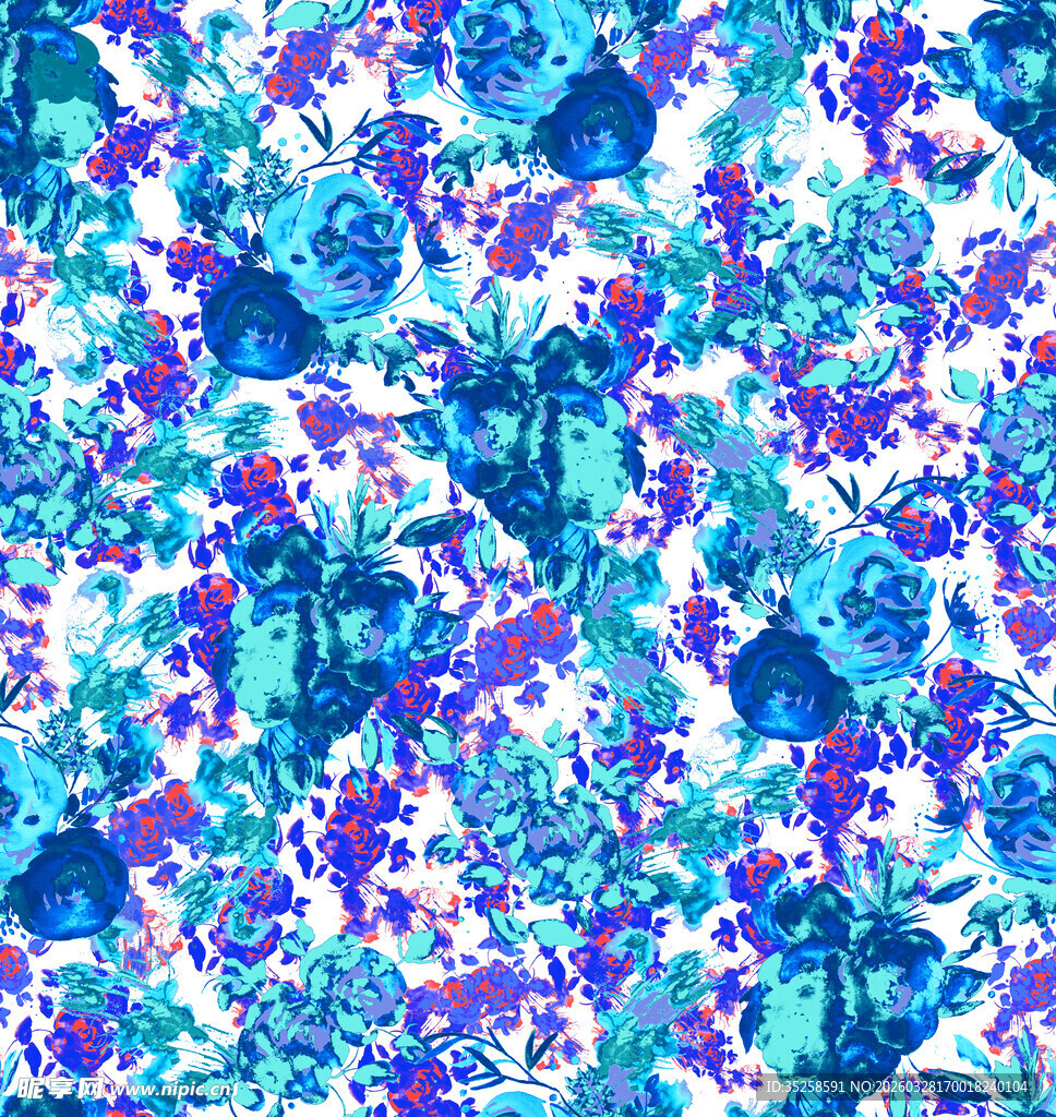 蓝紫色抽象图案纹理背景