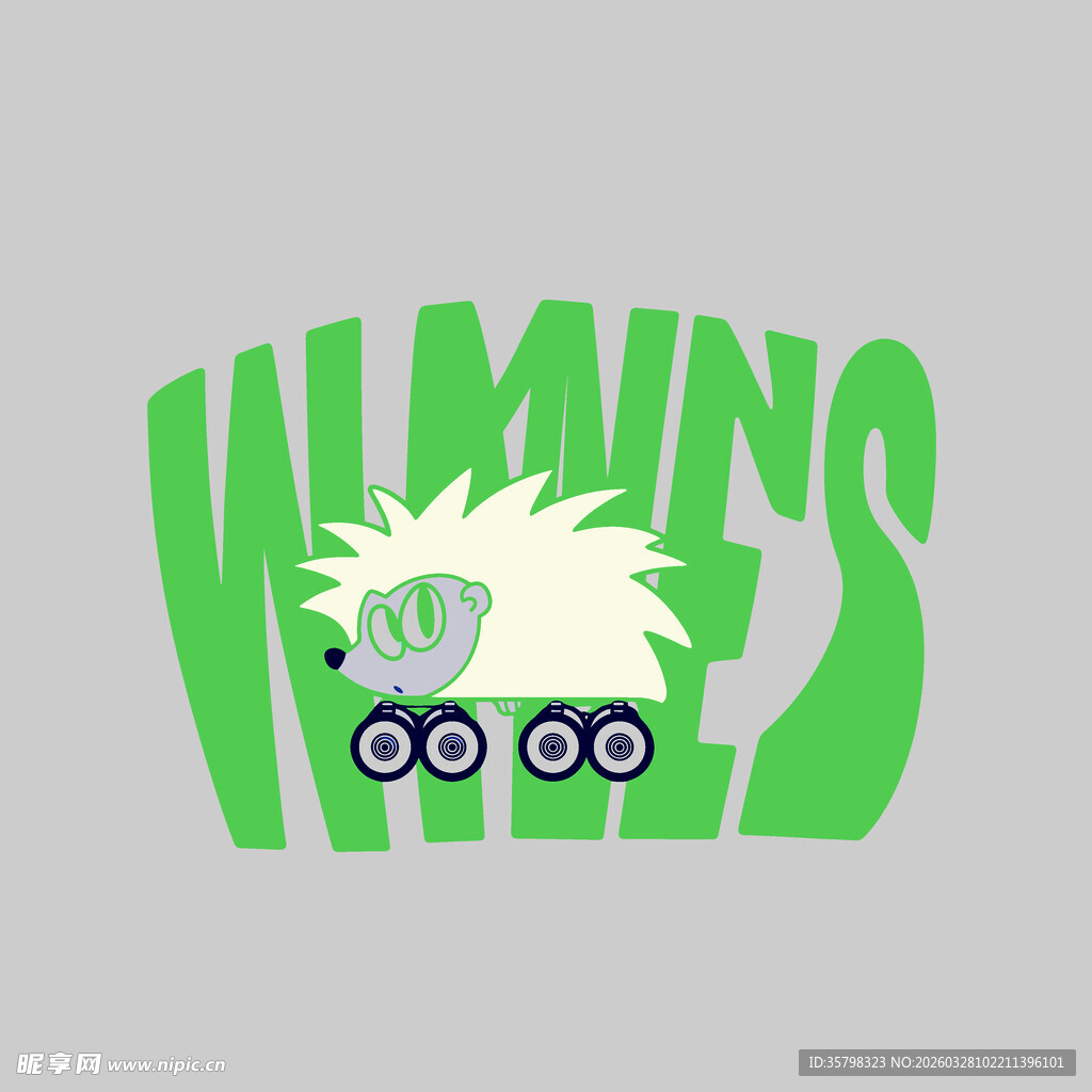 卡通风格的图案