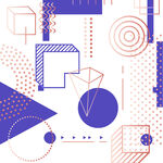 几何抽象艺术图案设计