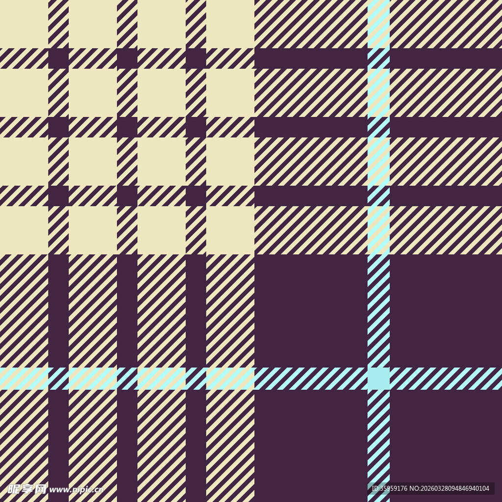 复古格子图案纹理