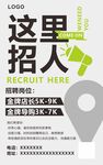 服装店招聘海报