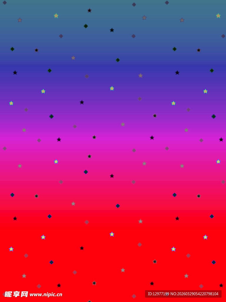 渐变色彩星空背景图