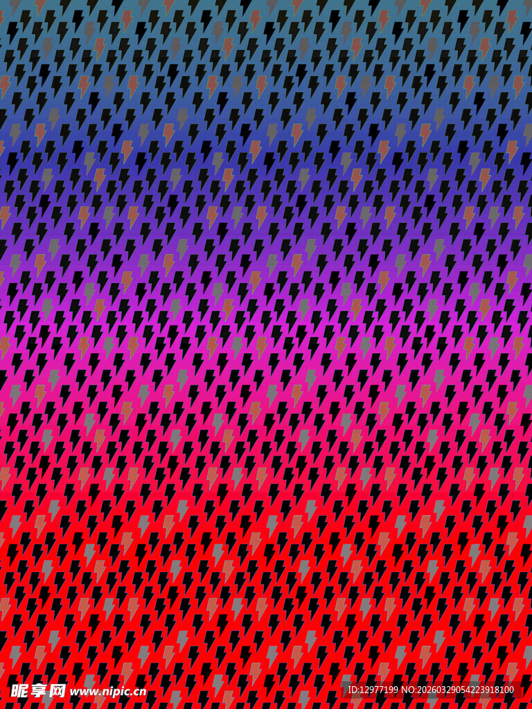 多彩渐变波点图案背景