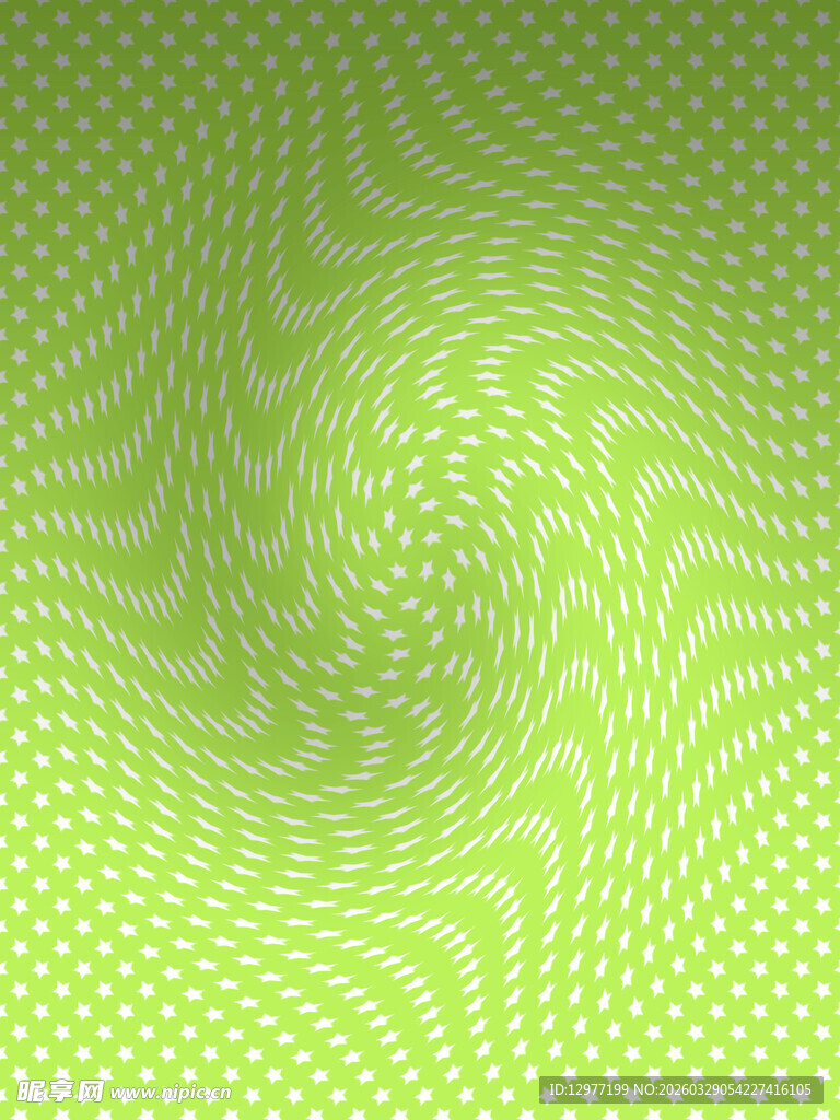 绿色波点旋涡抽象背景图