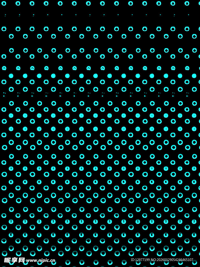 蓝绿色点状图案背景