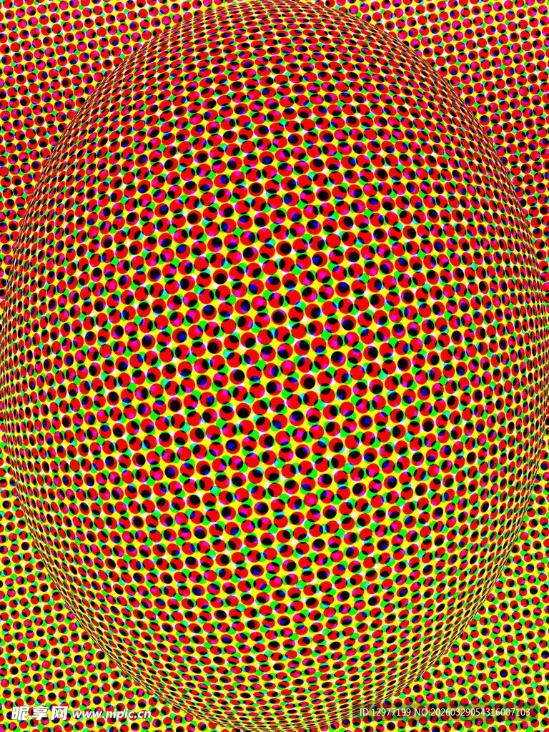 多彩渐变网格图案