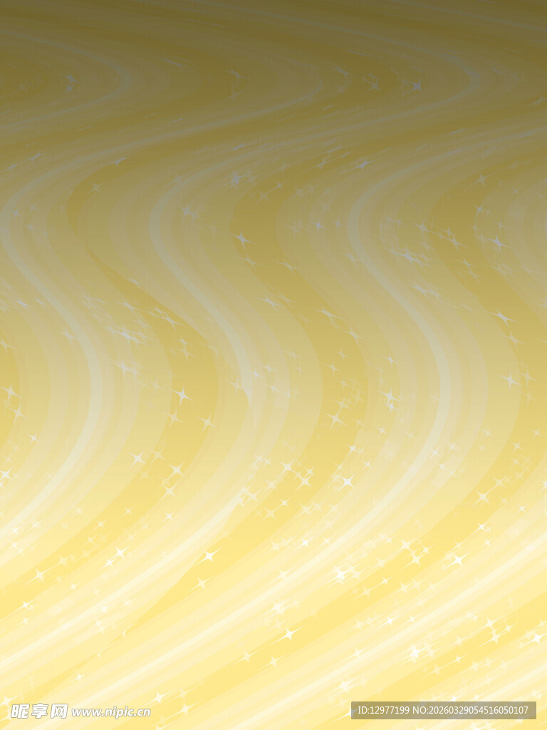 淡黄色波浪纹理背景图