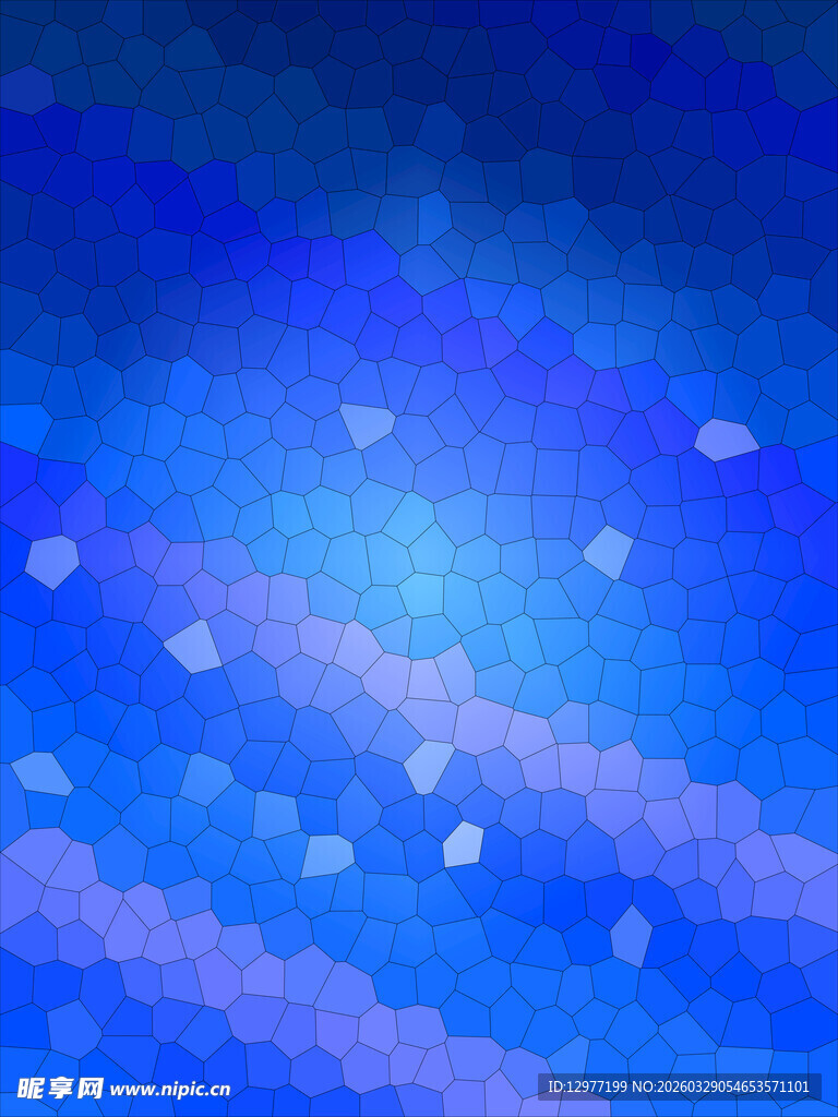 梦幻蓝色渐变抽象背景图