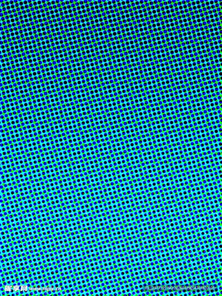 蓝绿色点状纹理背景图