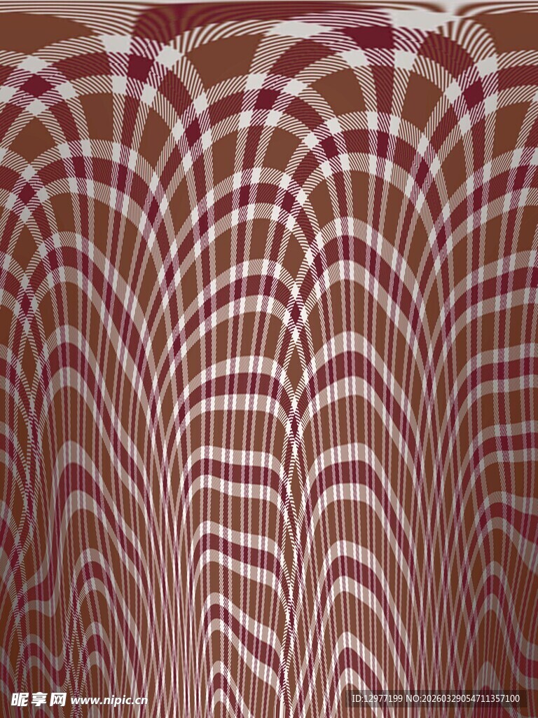 条纹波浪图案布料纹理