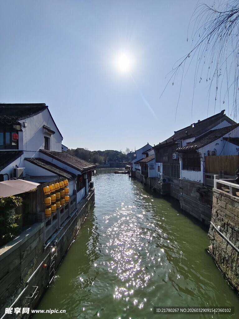 江南水乡河道风光