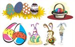 复活节装饰元素集合