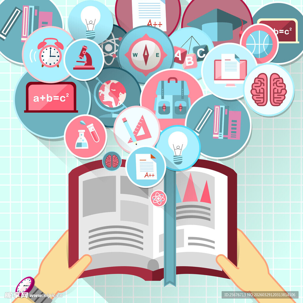 书本开启多元知识世界