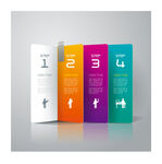 多彩折叠宣传册展示