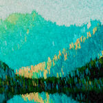 湖光山色中的自然美景