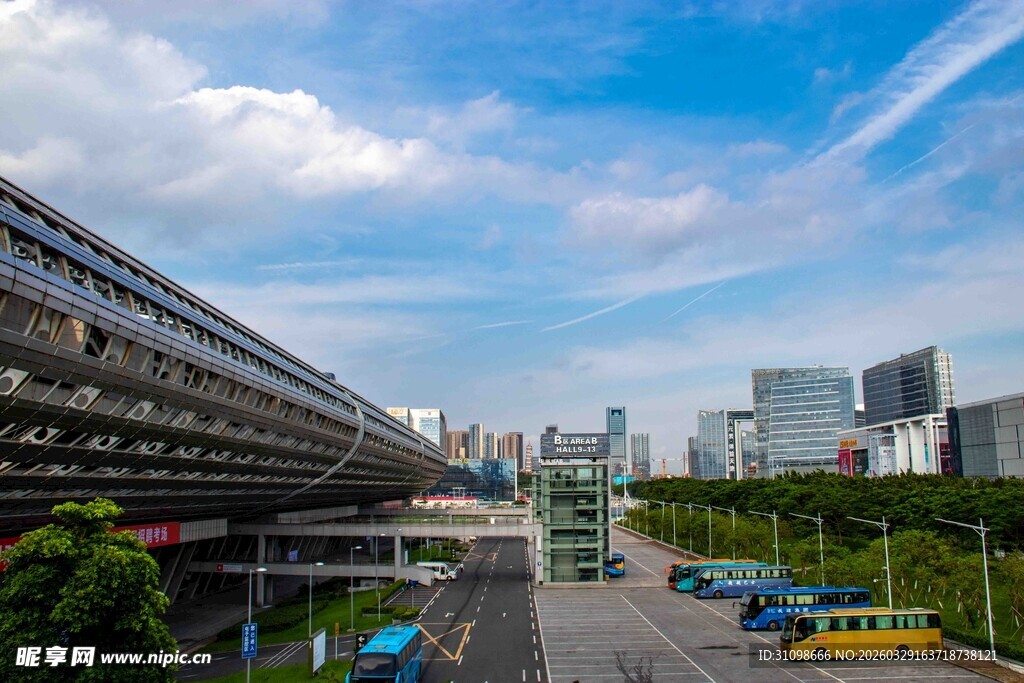 城市高架与道路景观
