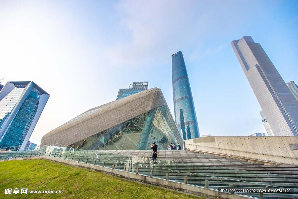 现代城市地标建筑景观