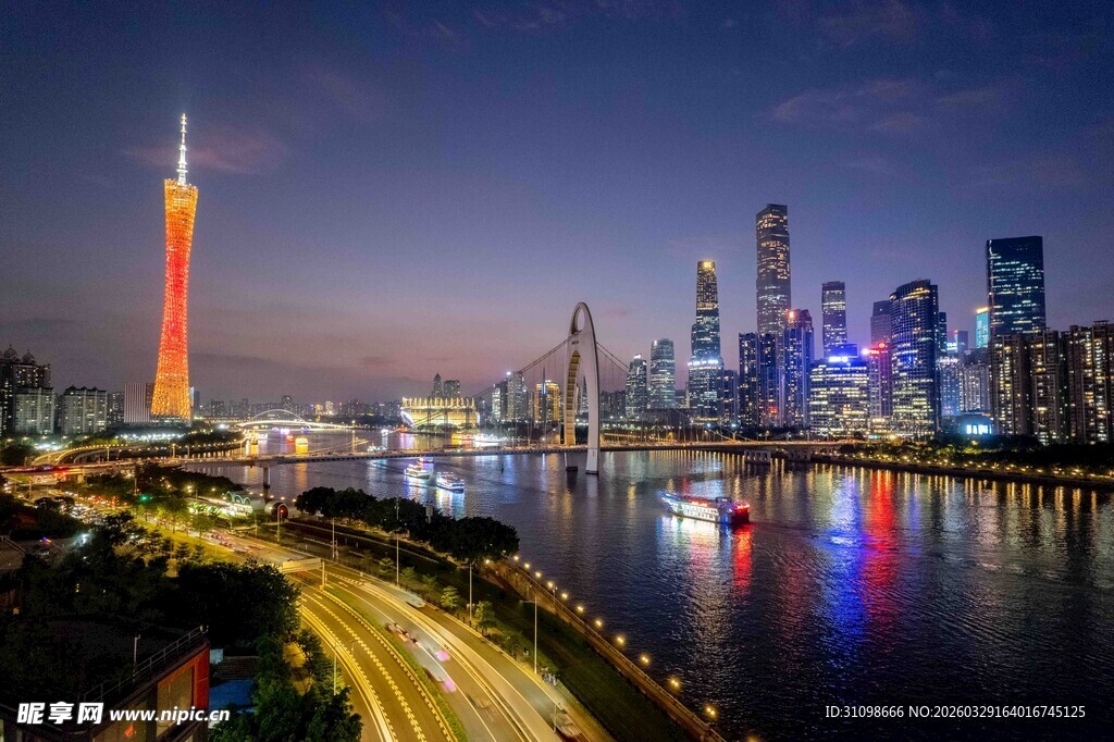 广州璀璨夜景