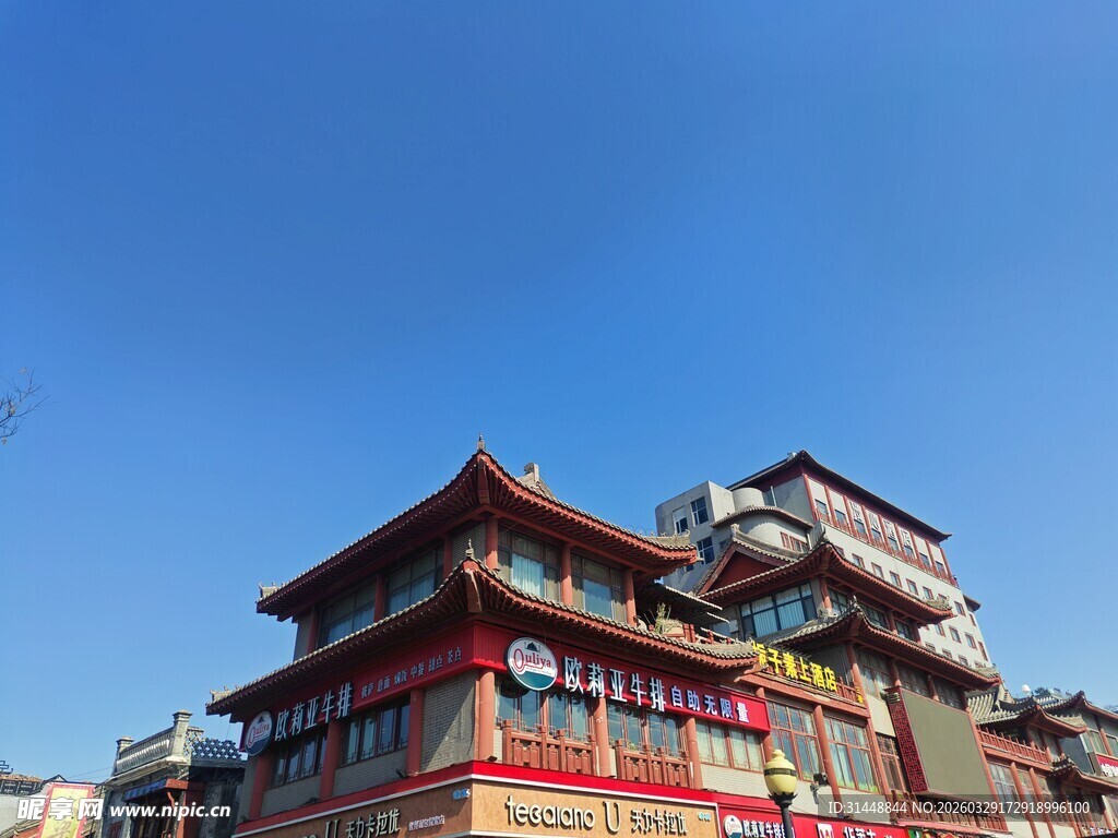 中式传统风格古建筑