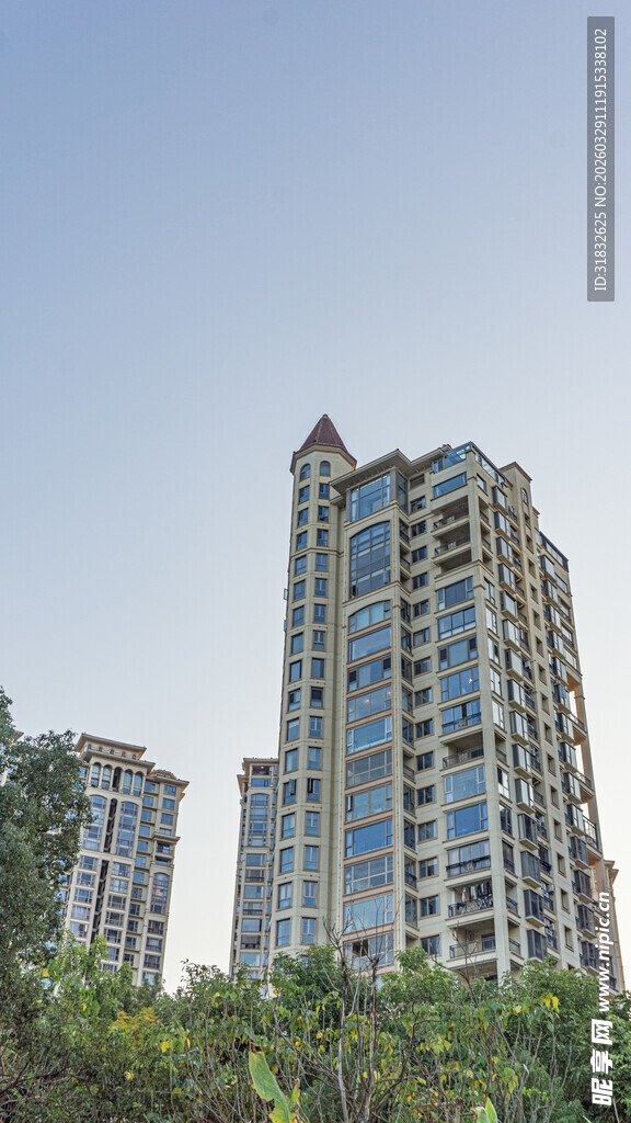 现代高层住宅景观