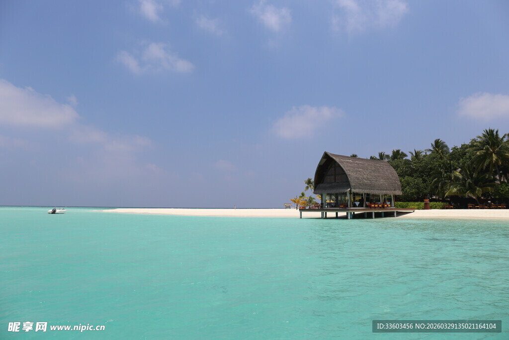 马尔代夫海岛度假小屋美景
