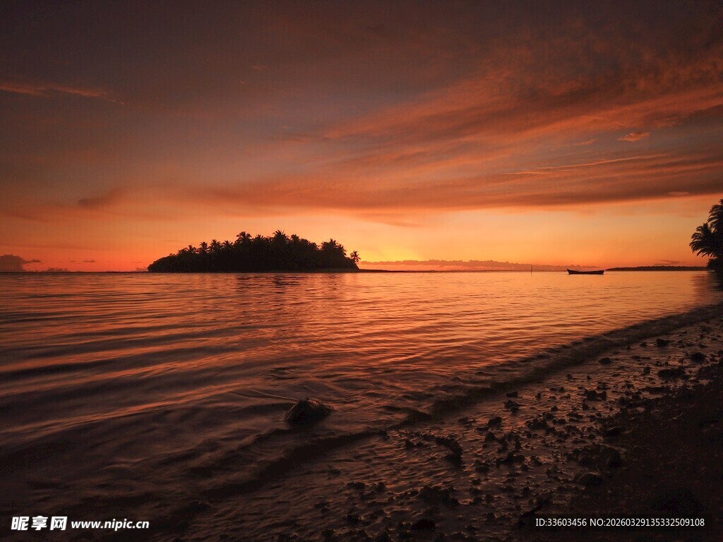 海边日落美景