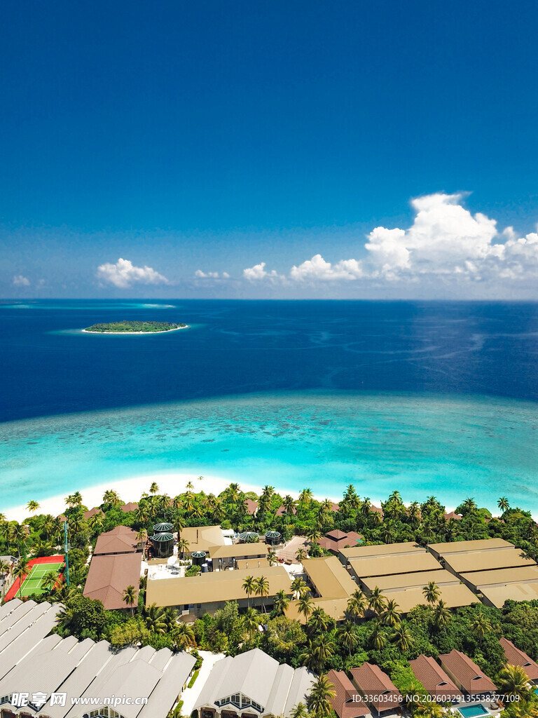 海岛度假胜地美丽风光