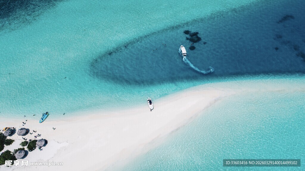 绝美海岛浅滩风光
