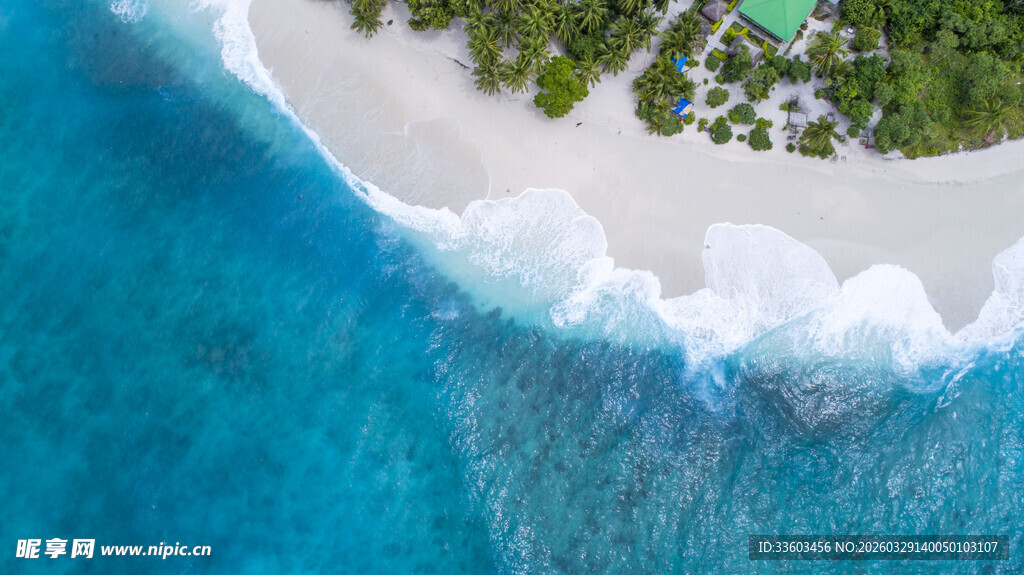 美丽海岛海岸风光