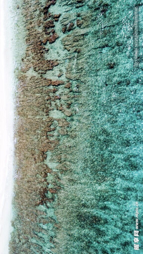 蓝绿渐变纹理墙面效果