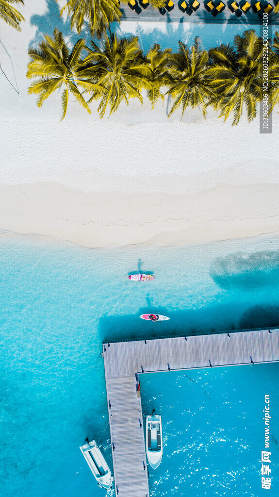 热带海岛绝美海滨风光