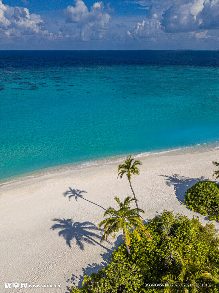 美丽热带海滩风光