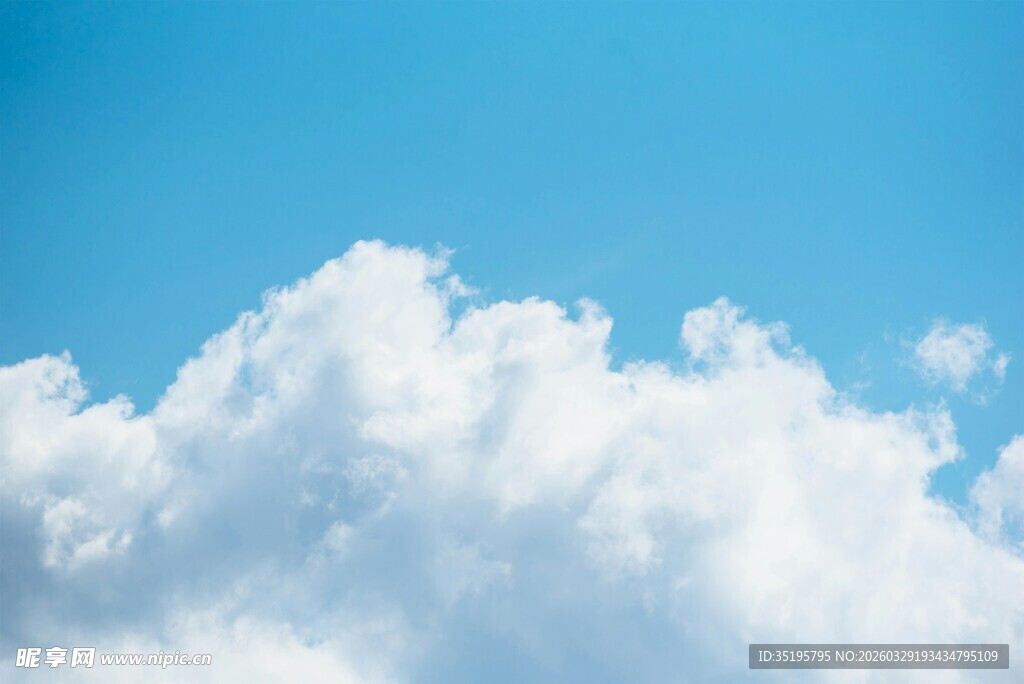 蓝天白云美景