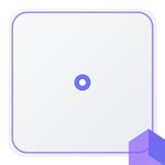 紫色边框方形界面图标