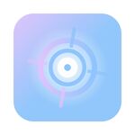 蓝色渐变雷达图标