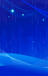 蓝色科技感线条背景图