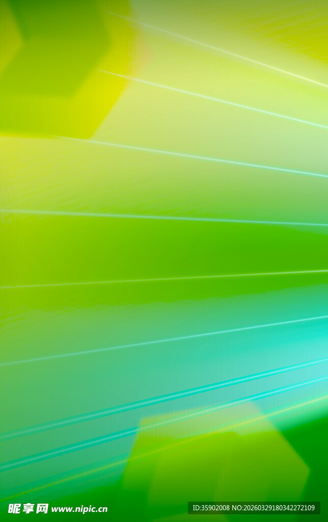 绿色动感几何抽象背景图