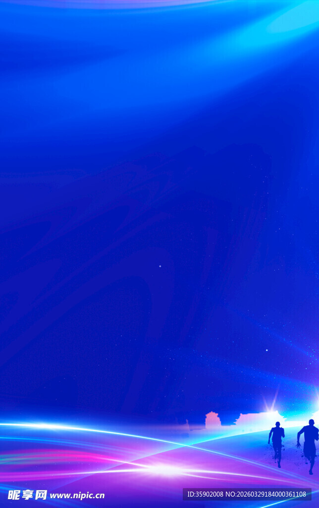 梦幻舞台灯光秀场景