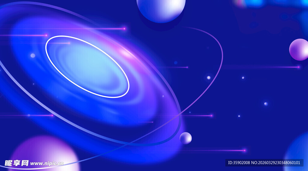 梦幻宇宙漩涡星空背景图