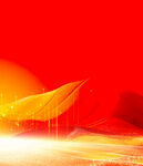 红色炫光科技感抽象背景