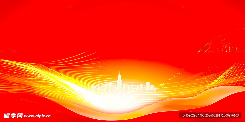 红色火焰中的闪耀光芒