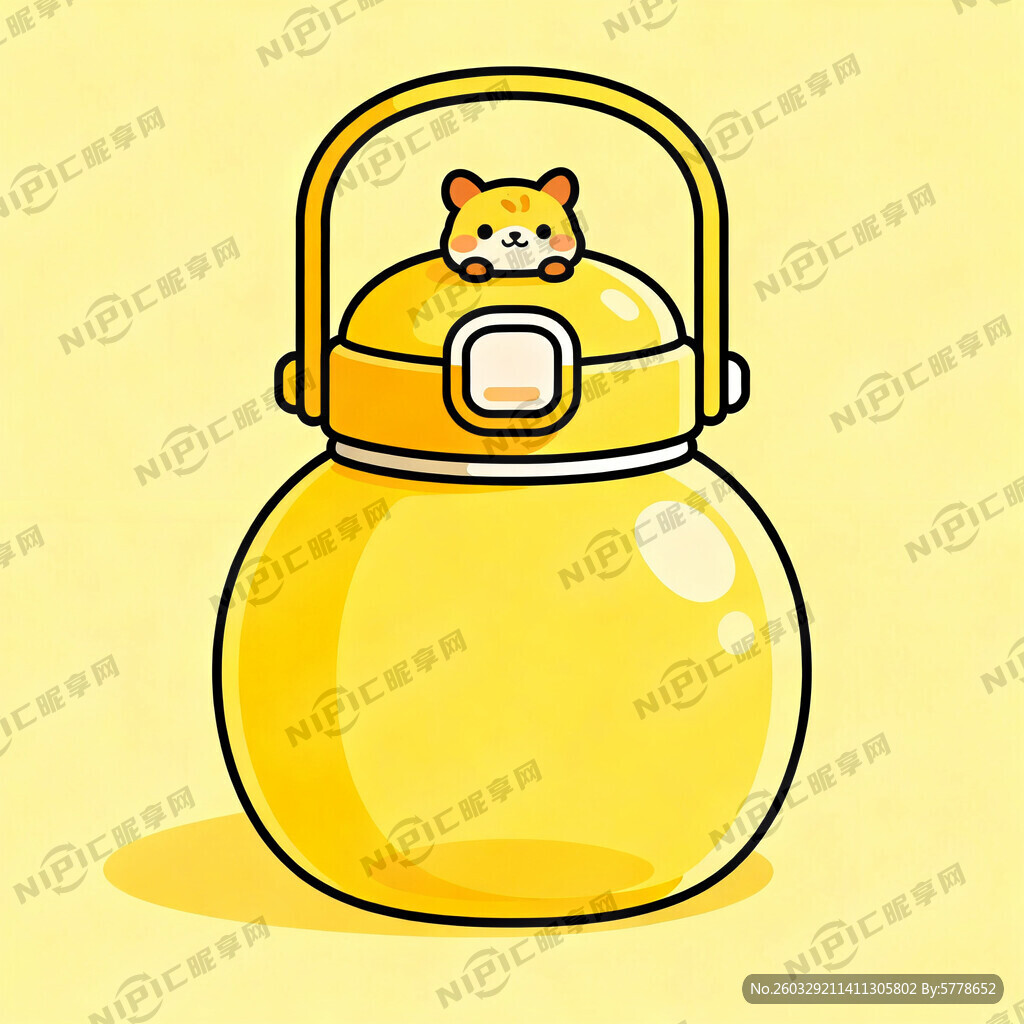 便携式水壶 卡通点的 适合外出