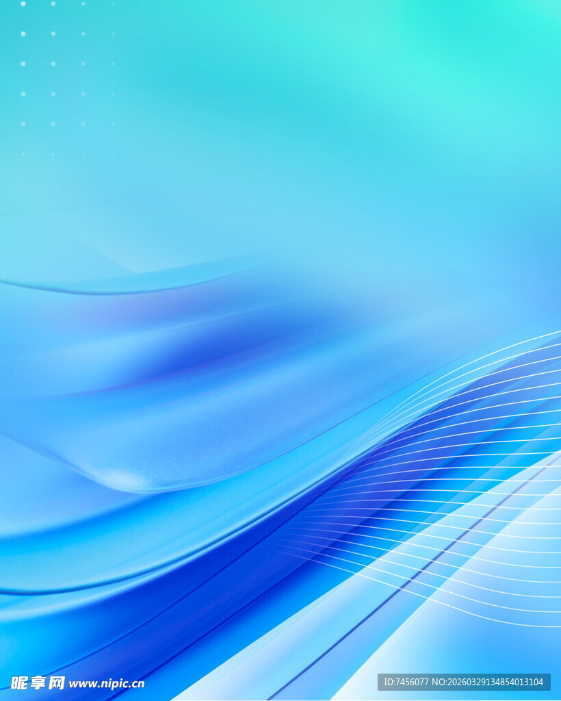 蓝色动感线条背景图