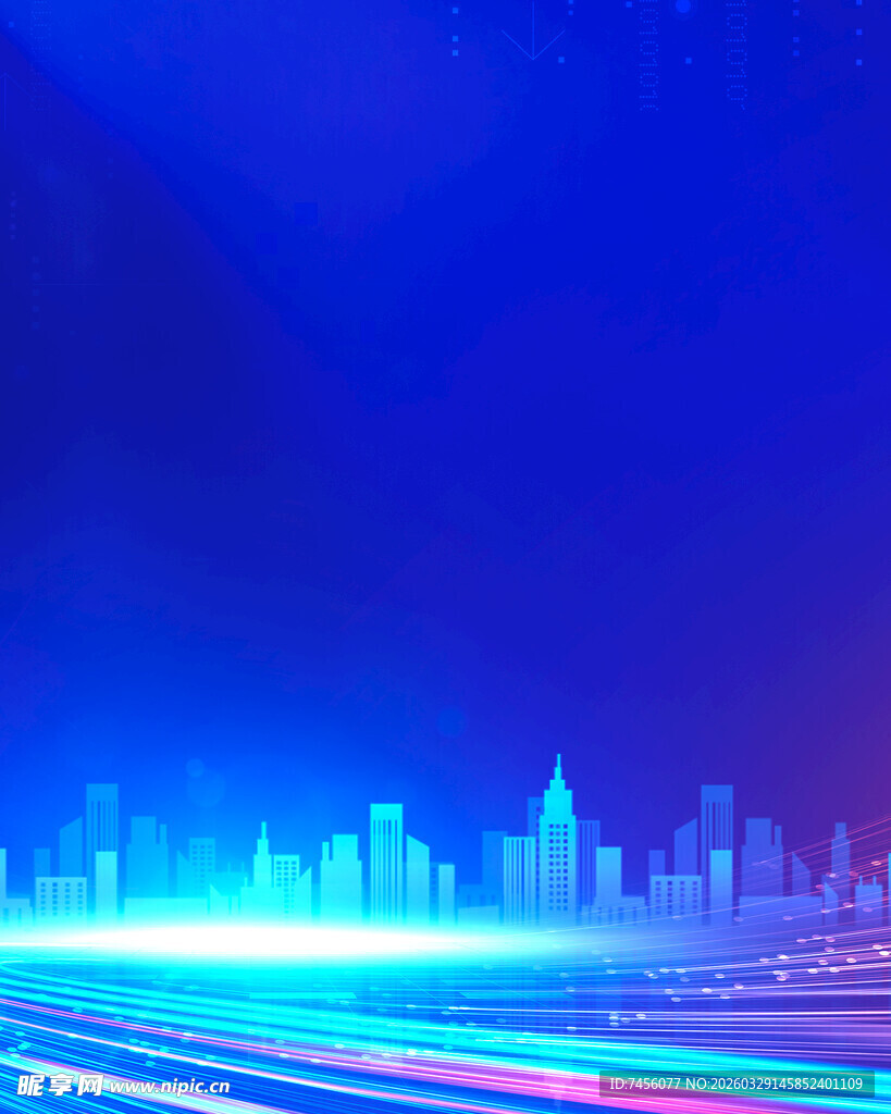 梦幻都市夜景光影特效