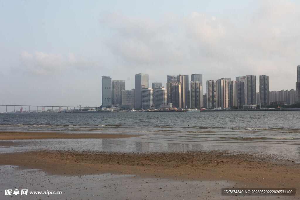 湛江海滨城市风光