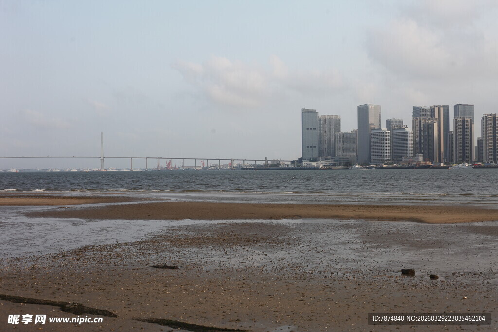 湛江海滨城市景观远景