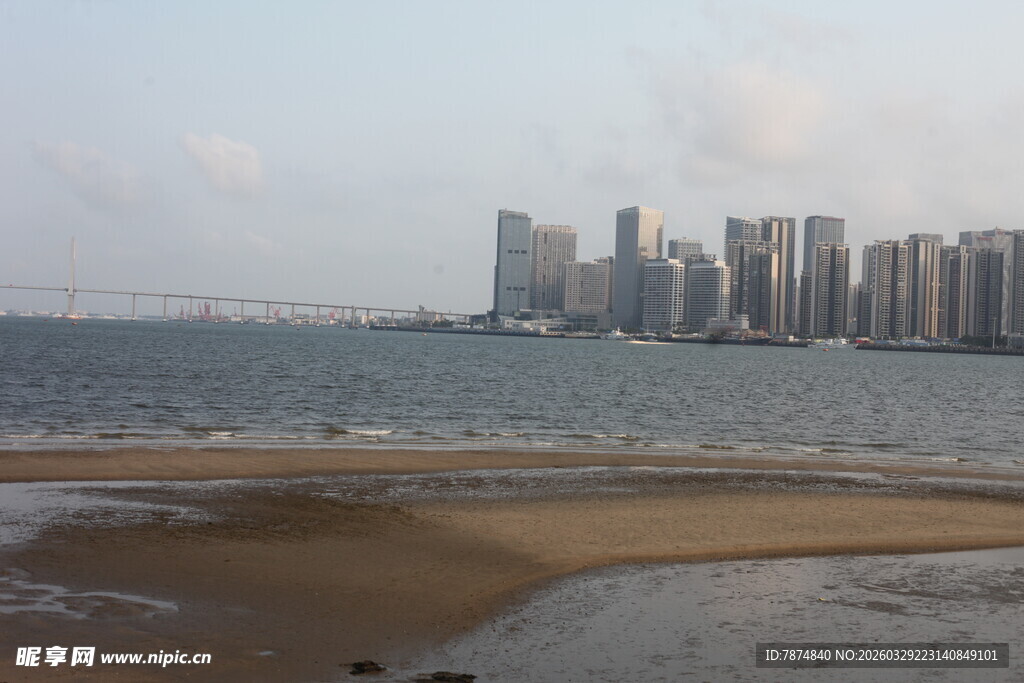 湛江海滨城市风光