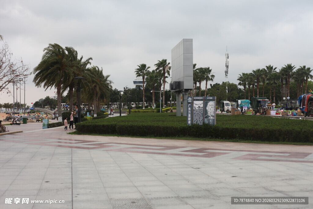 湛江城市广场开阔景观