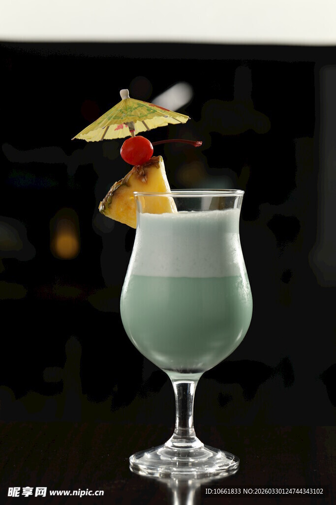 鸡尾酒 蓝色夏威夷