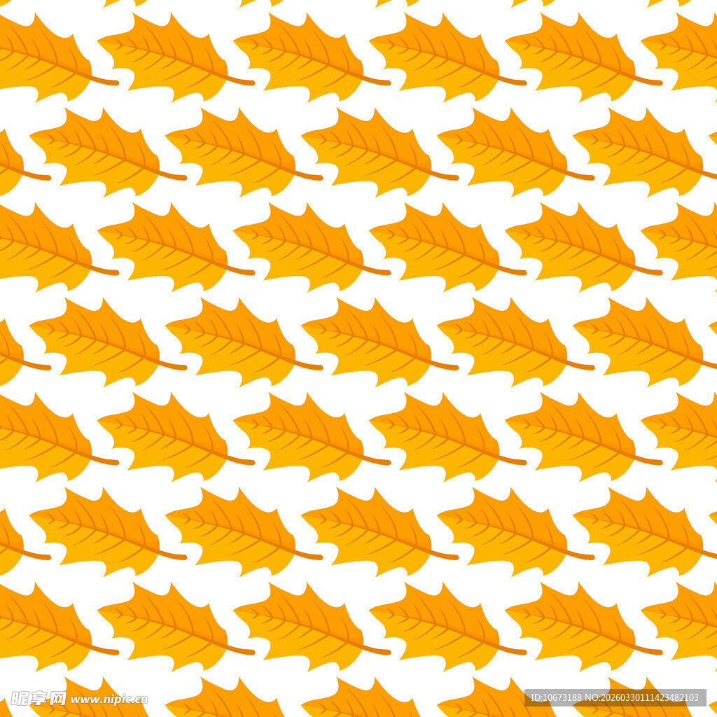 卡通叶子图案背景